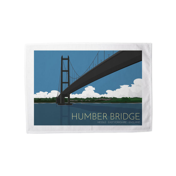 The Humber Bridge, Yorkshire Tea Towel