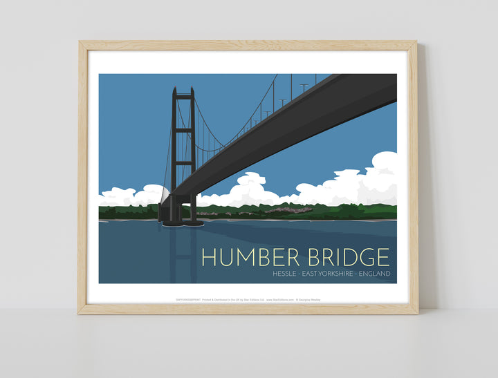 The Humber Bridge, Yorkshire - Art Print