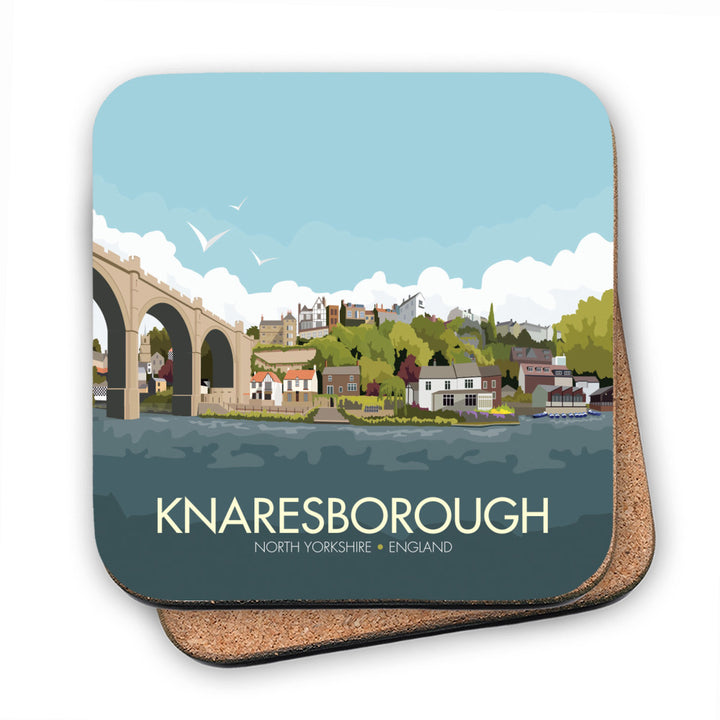 Knaresborough, Yorkshire MDF Coaster