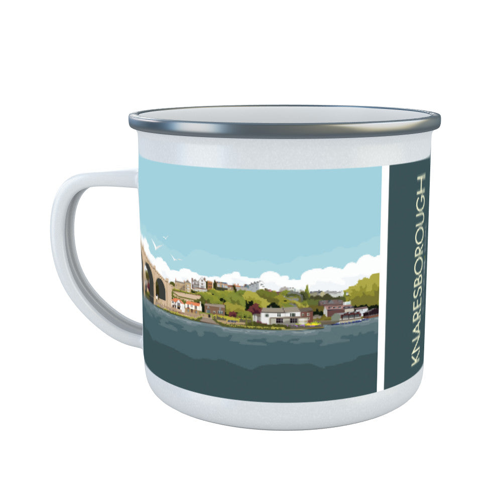 Knaresborough, Yorkshire Enamel Mug
