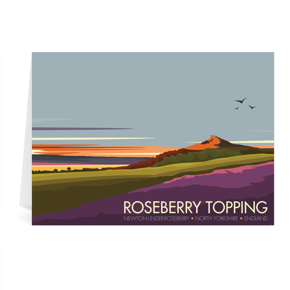 Roseberry Topping, Yorkshire Greeting Card 7x5