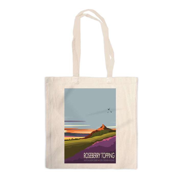 Roseberry Topping, Yorkshire Canvas Tote Bag