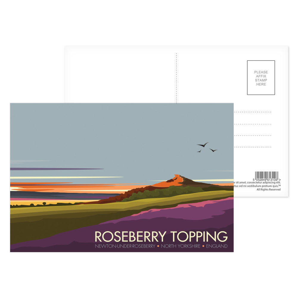 Roseberry Topping, Yorkshire Postcard Pack