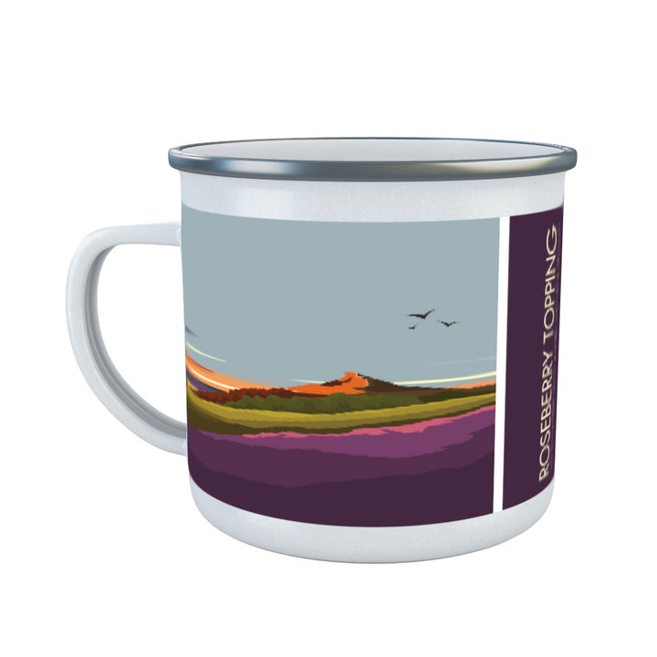 Roseberry Topping, Yorkshire Enamel Mug