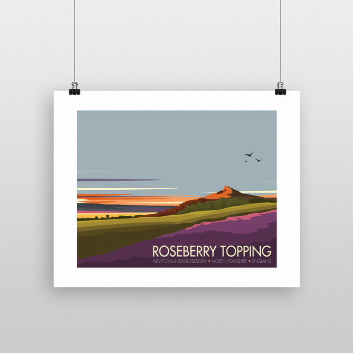 Roseberry Topping, Yorkshire 90x120cm Fine Art Print