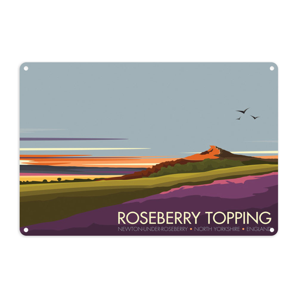 Roseberry Topping, Yorkshire Metal Sign