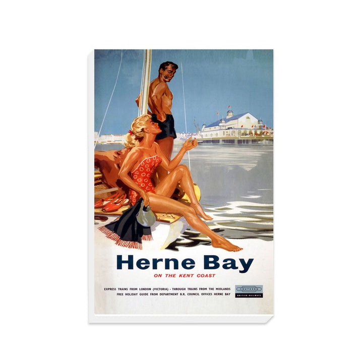 Herne Bay on the Kent Coast - Canvas