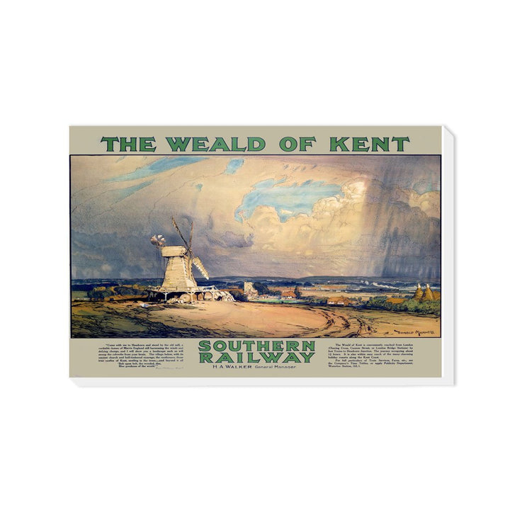 The Weald of Kent, Southern Railway - Canvas