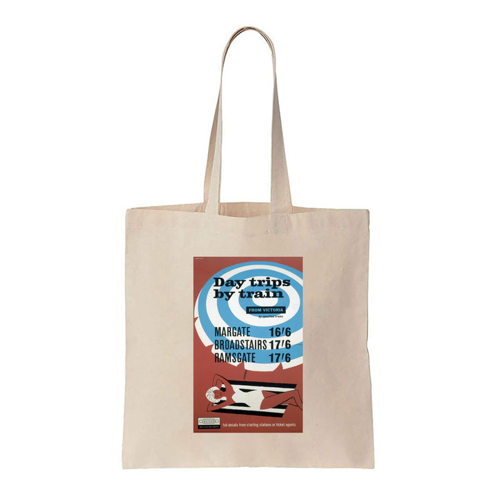 Day Trips Margate - Broadstairs - Ramsgate - Canvas Tote Bag