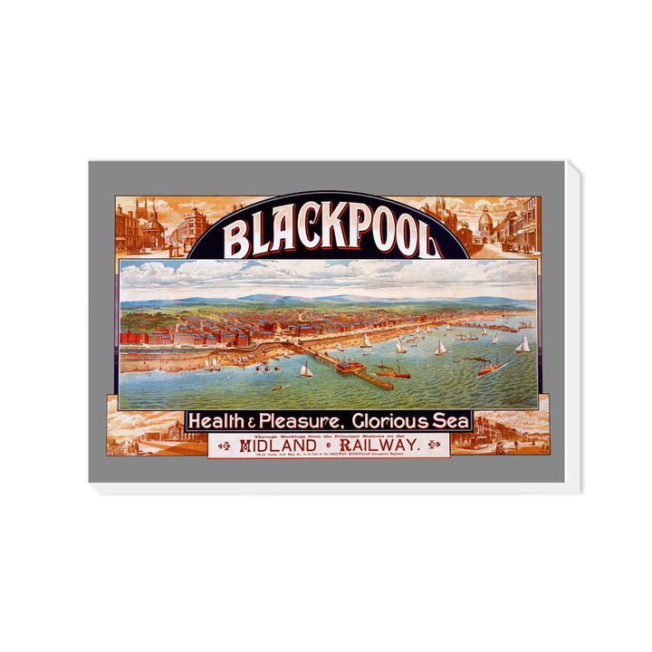 Blackpool Health and Pleasure - Canvas
