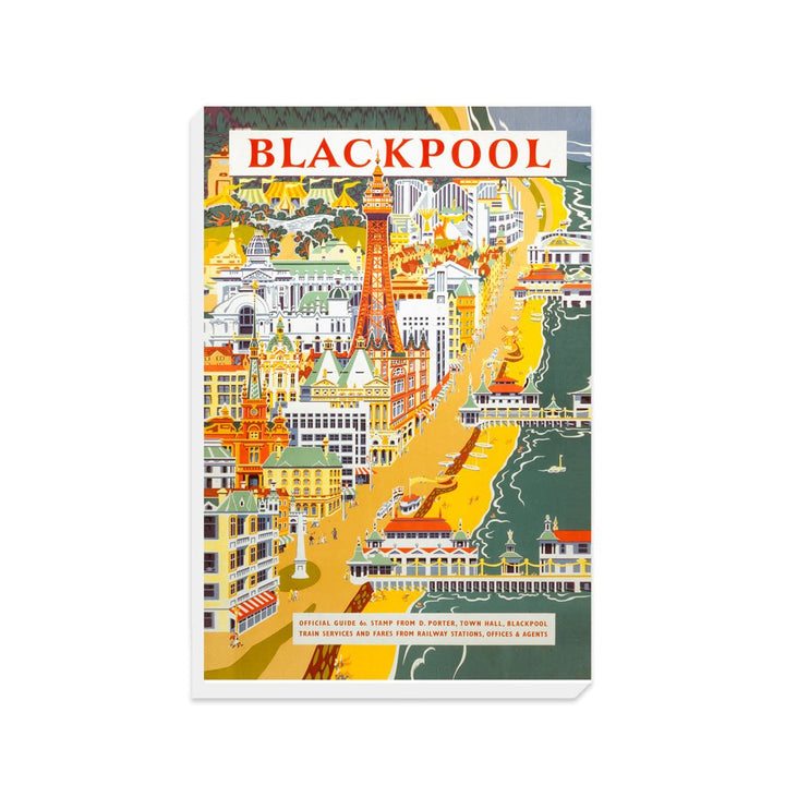 Blackpool from the air - Canvas