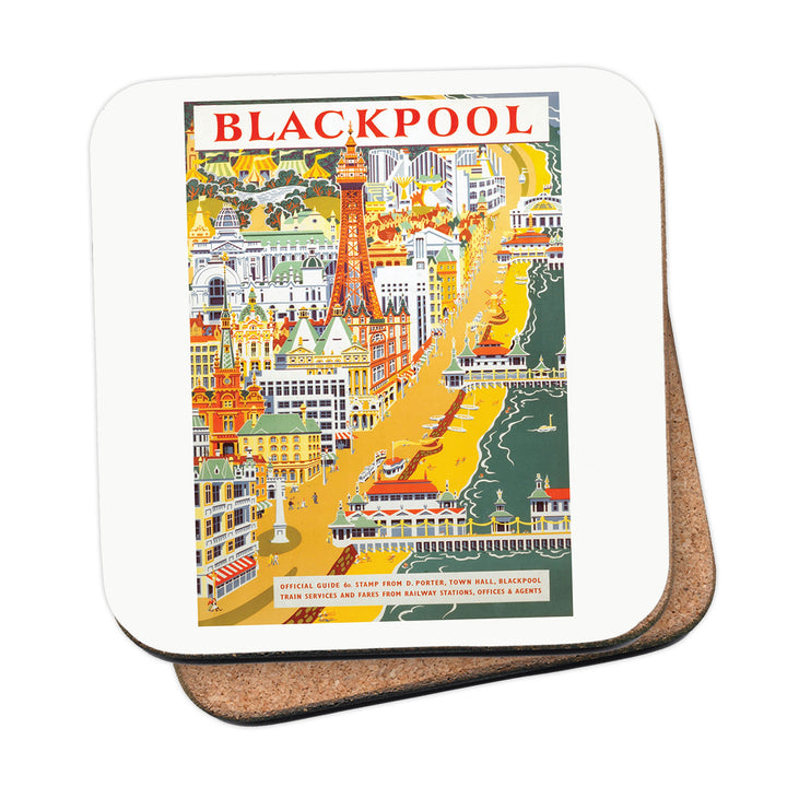 Blackpool from the air Coaster