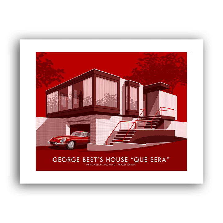 George Best's House Art Print