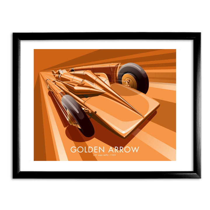 Golden Arrow Art Print