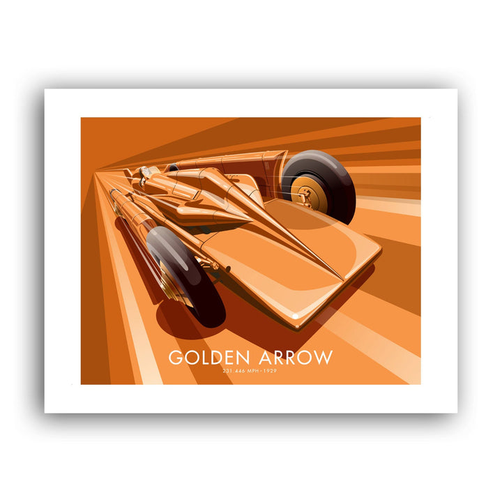 Golden Arrow Art Print