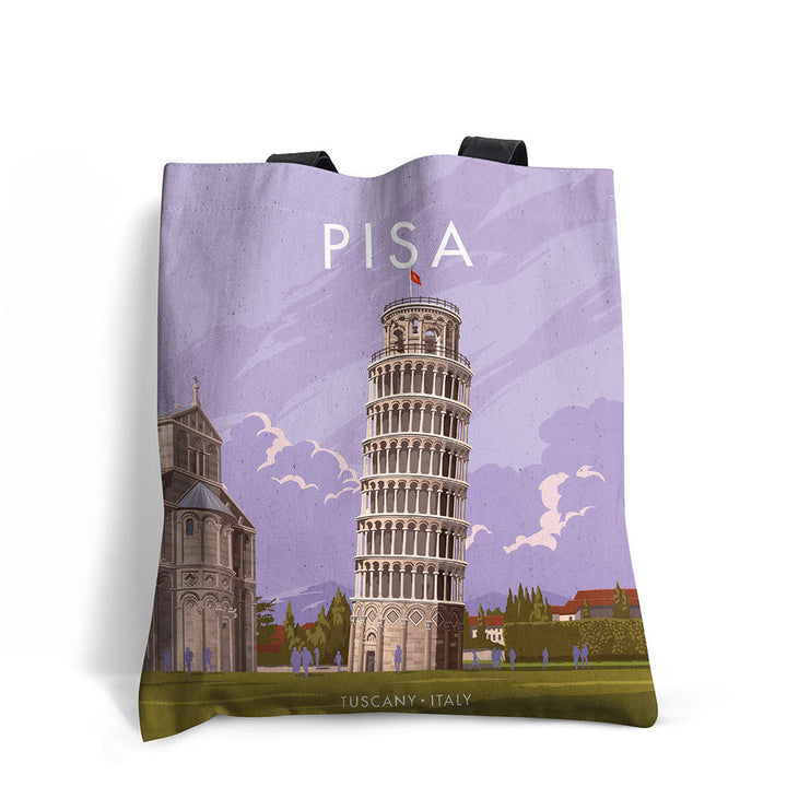 The Leaning Tower of Pisa Premium Tote Bag