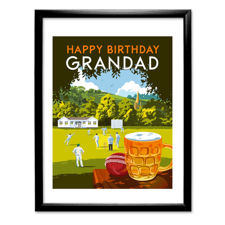 Happy Birthday Grandad Art Print