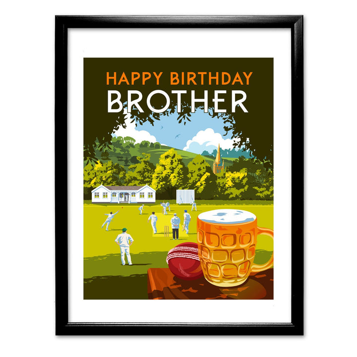 Happy Birthday Brother Art Print