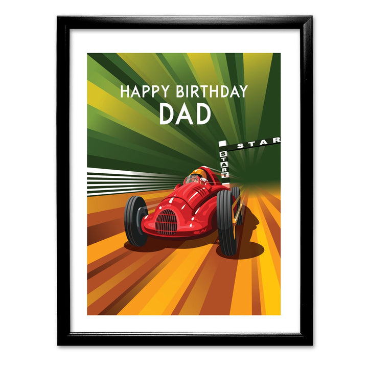 Happy Birthday Dad Art Print