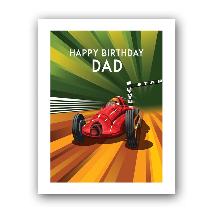 Happy Birthday Dad Art Print