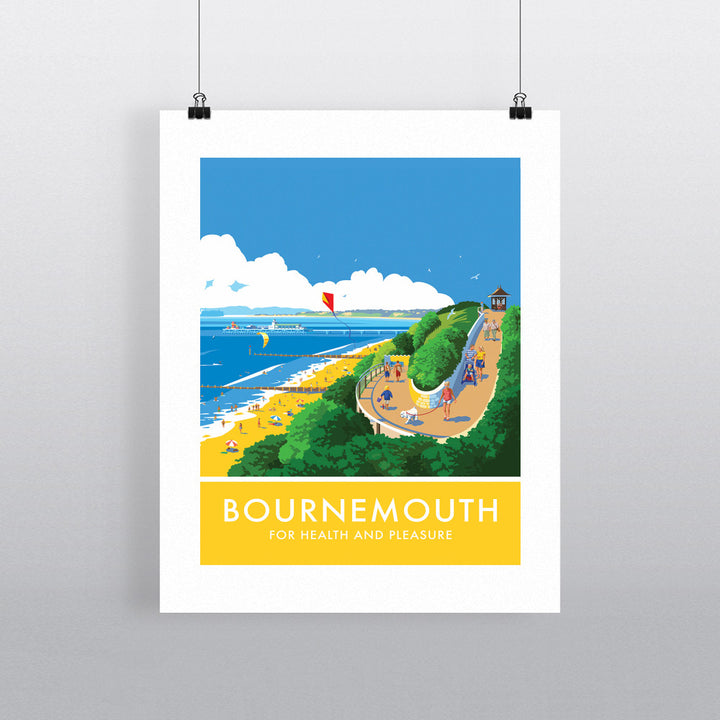 Bournemouth, Dorset 90x120cm Fine Art Print