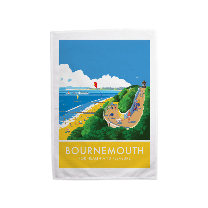 Bournemouth, Dorset Tea Towel
