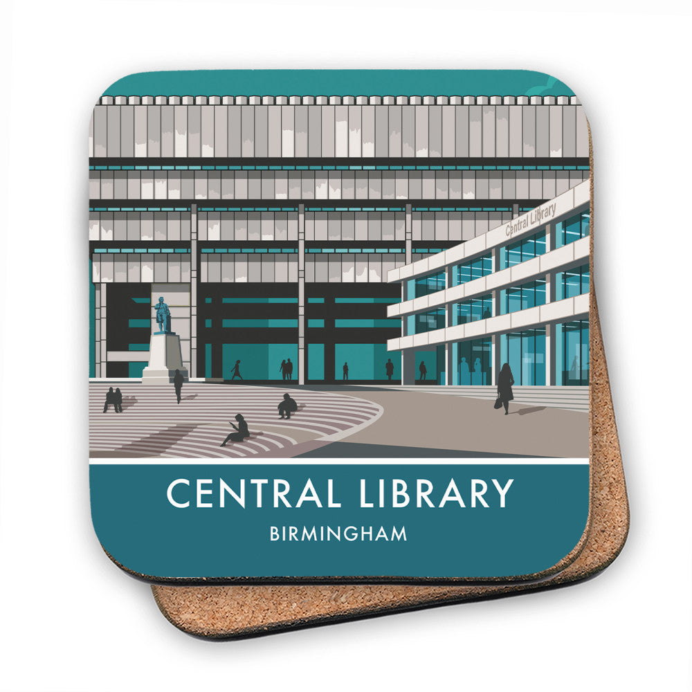 Central Library, Birmingham, West Midlands MDF Coaster