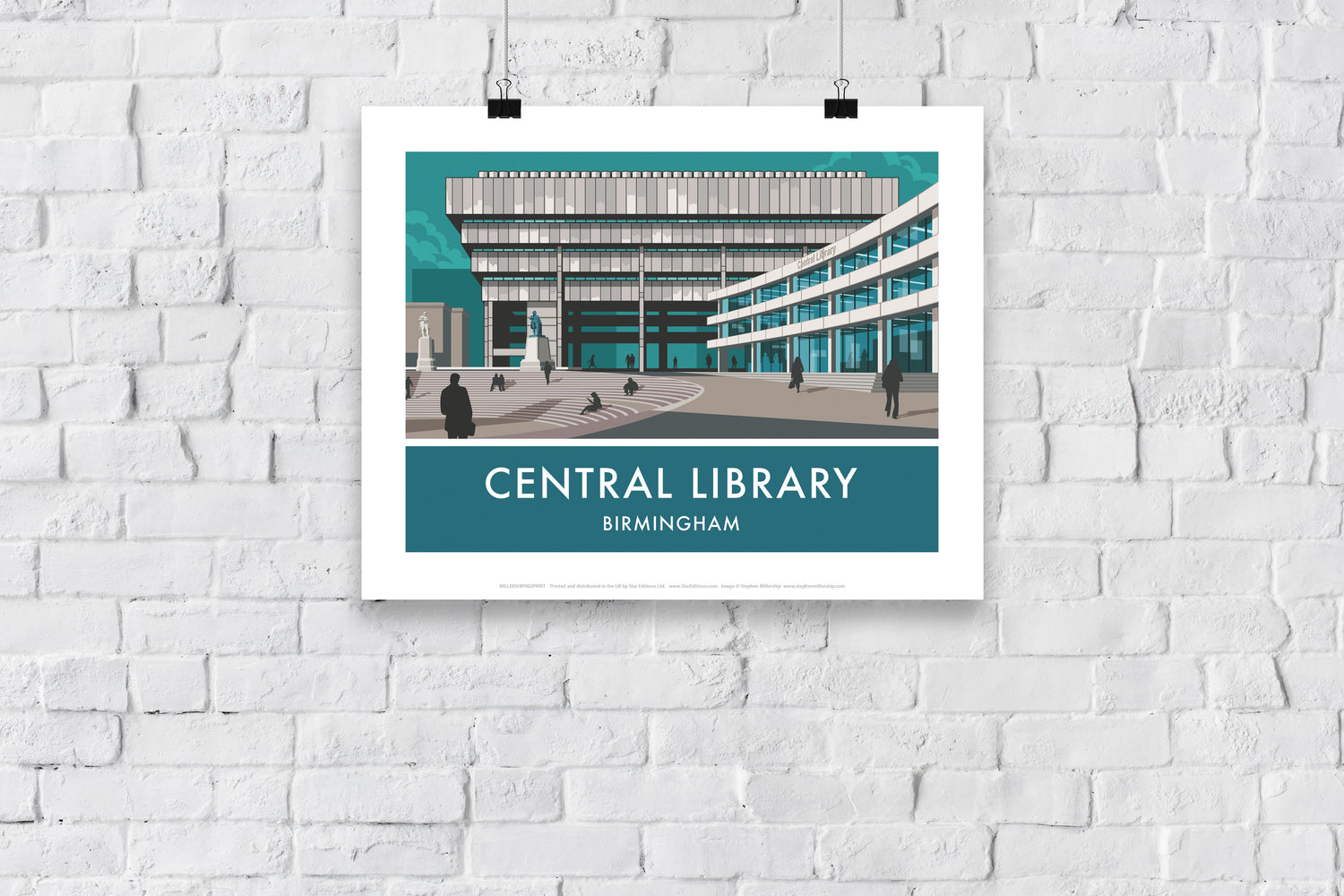 Central Library, Birmingham, West Midlands - Art Print