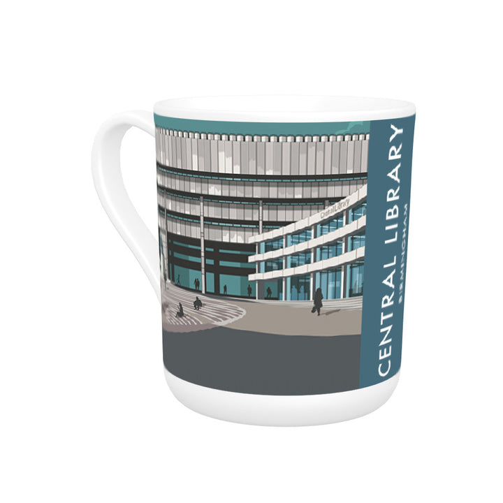 Central Library, Birmingham, West Midlands Bone China Mug