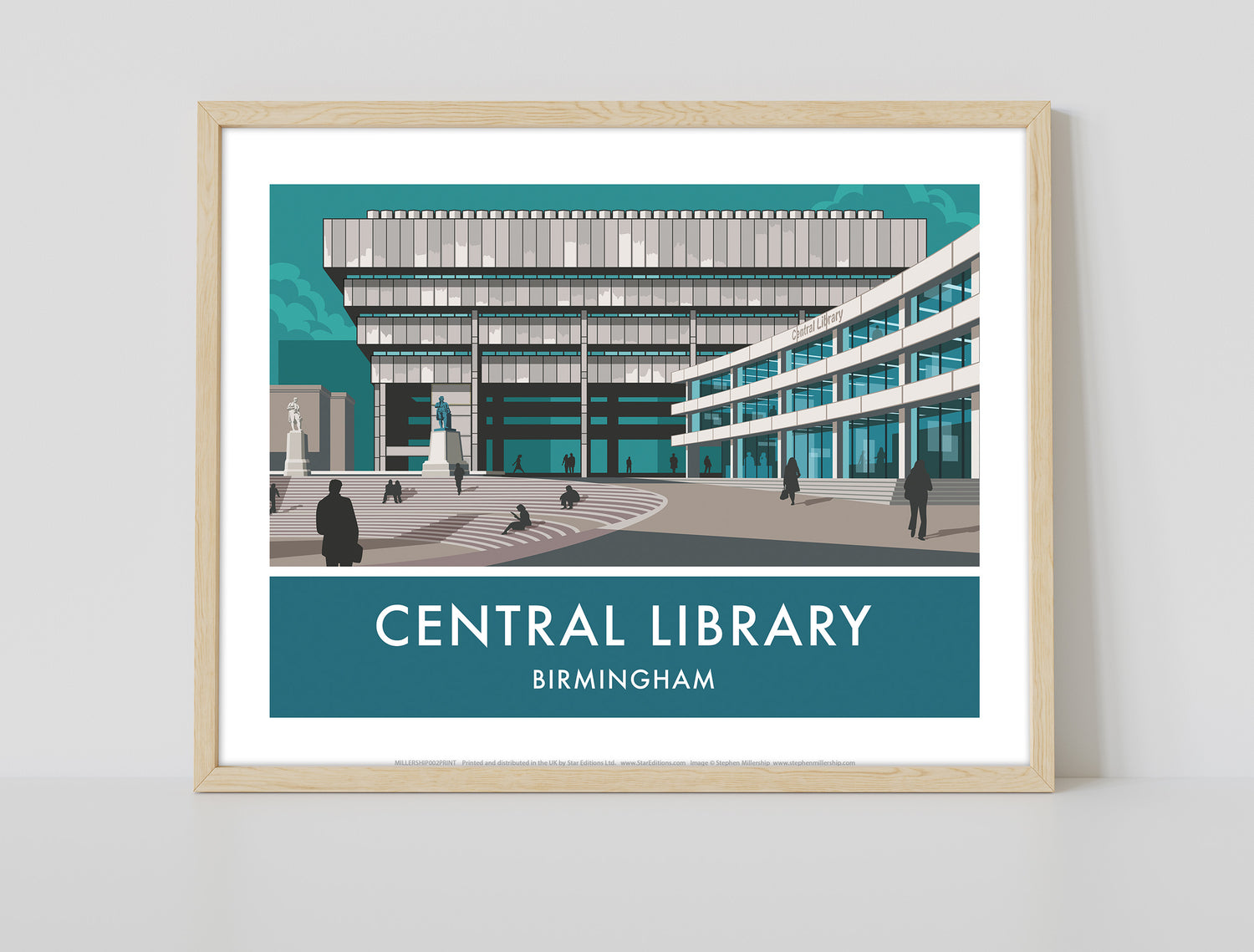 Central Library, Birmingham, West Midlands - Art Print