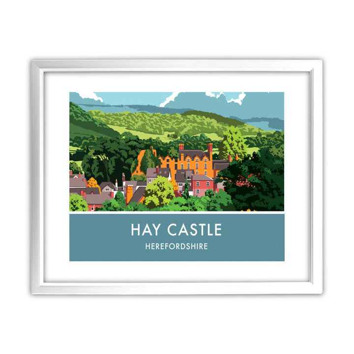 Hay Castle, Herefordshire 11x14 Framed Print (White)