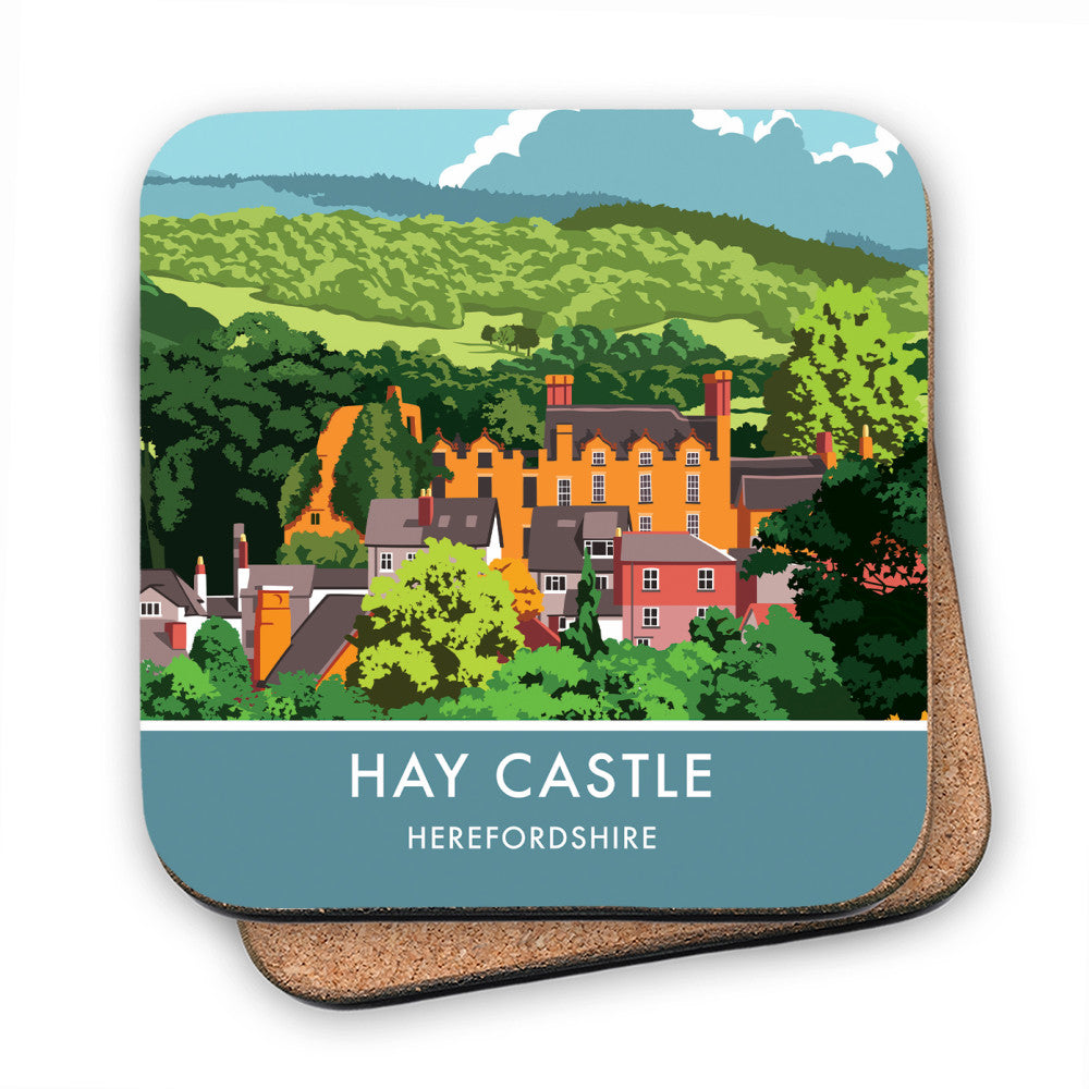 Hay Castle, Herefordshire MDF Coaster
