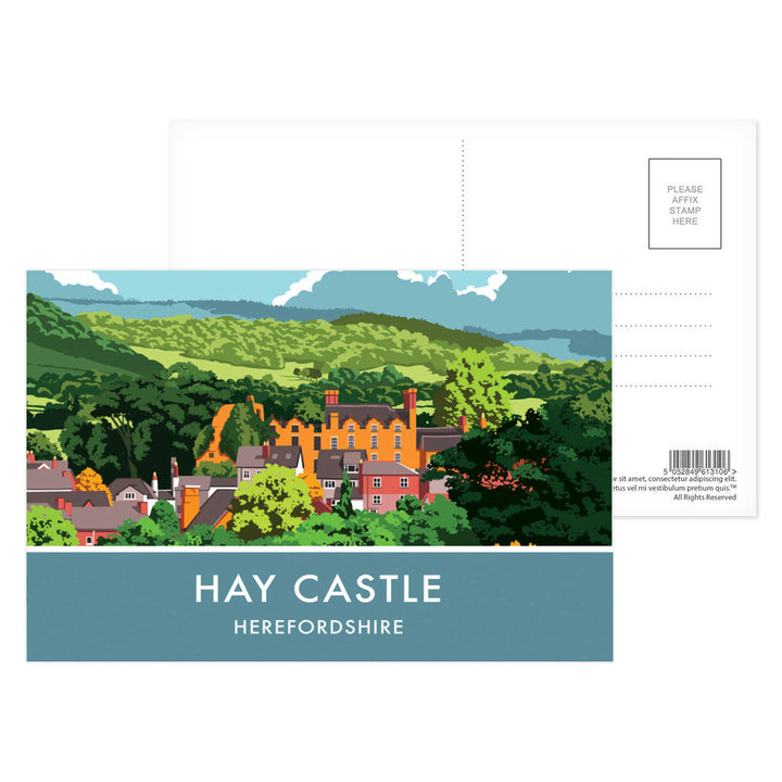 Hay Castle, Herefordshire Postcard Pack