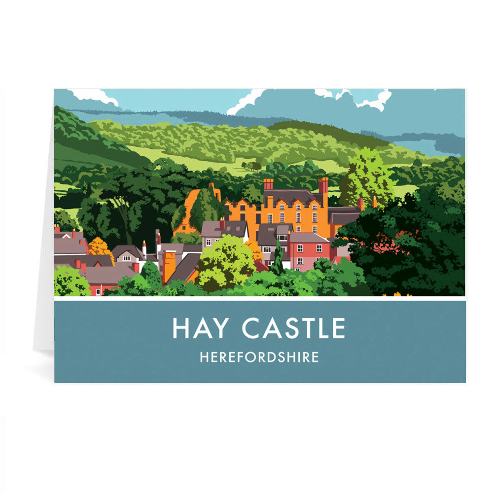 Hay Castle, Herefordshire Greeting Card 7x5