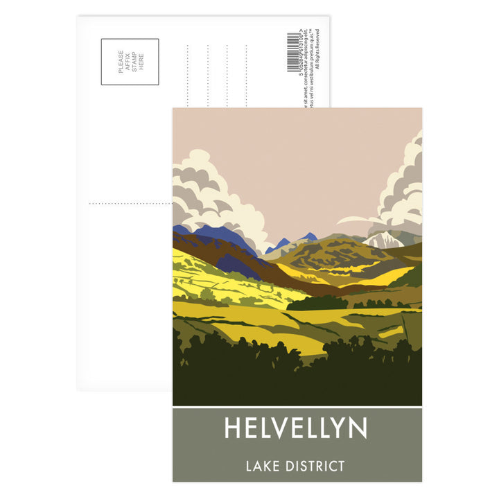 Helvellyn, Lake District, Cumbria Postcard Pack