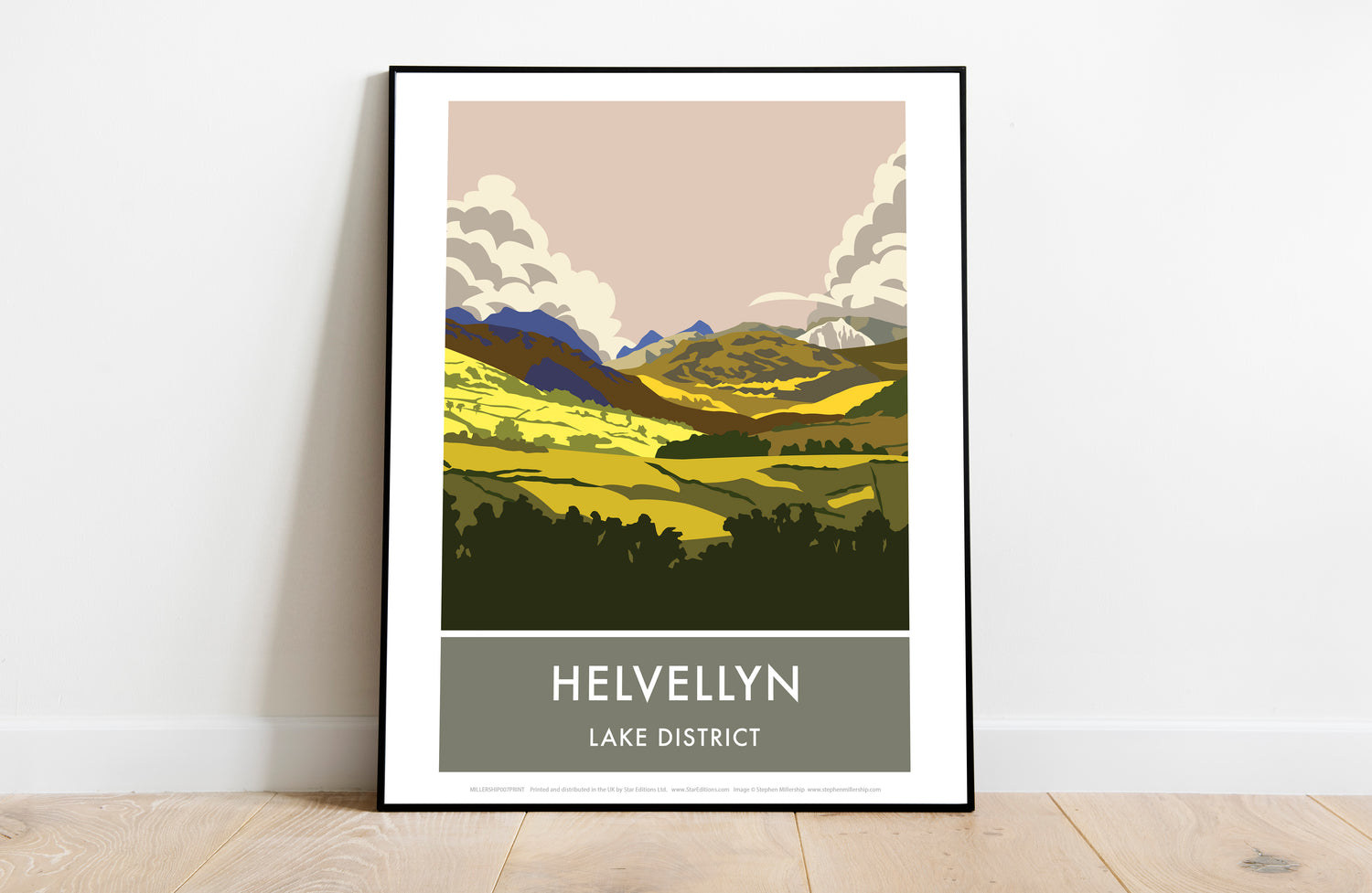 Helvellyn, Lake District, Cumbria - Art Print