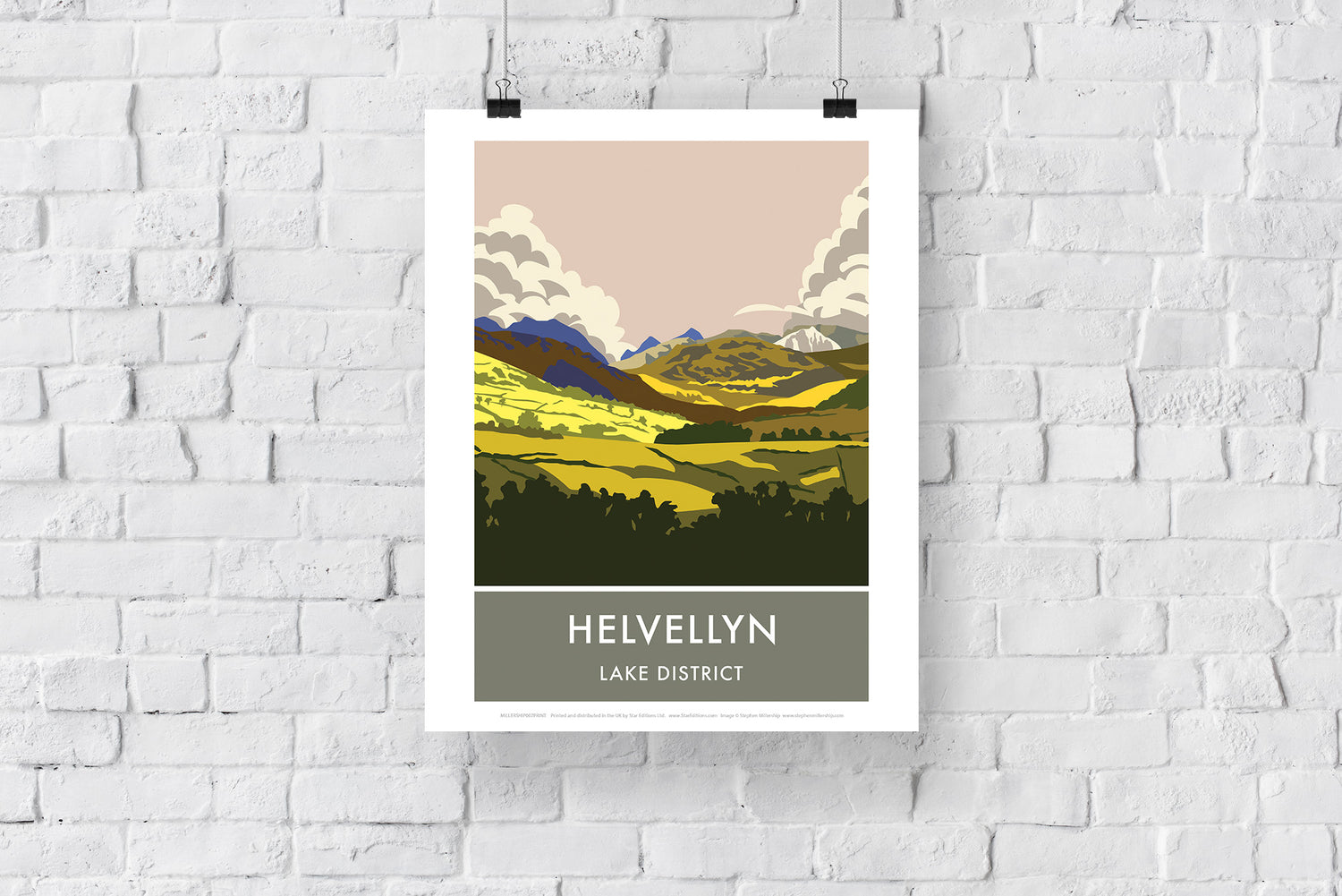 Helvellyn, Lake District, Cumbria - Art Print