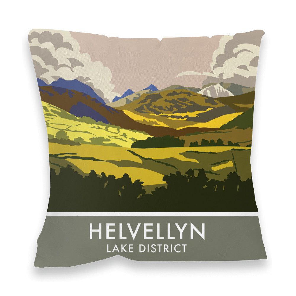 Helvellyn, Lake District, Cumbria Fibre Filled Cushion