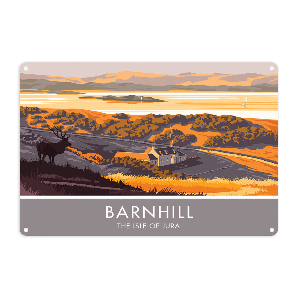 Barnhill, The Isle of Jura, Scotland Metal Sign