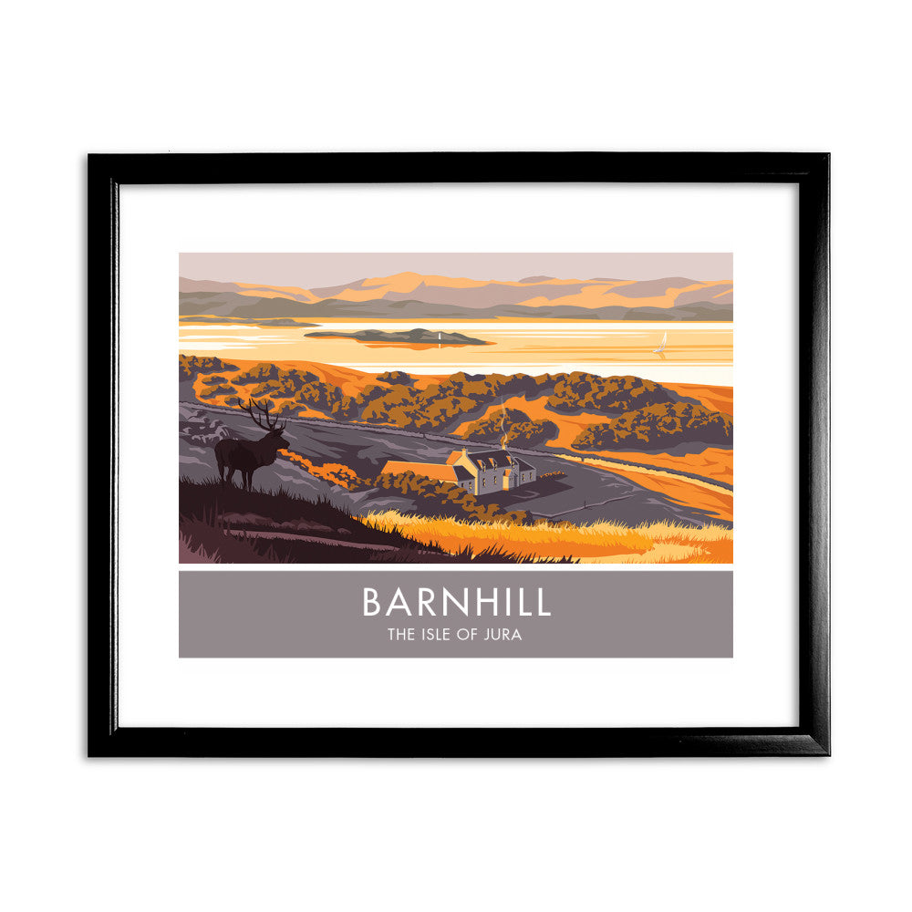 Barnhill, The Isle of Jura, Scotland 11x14 Framed Print (Black)