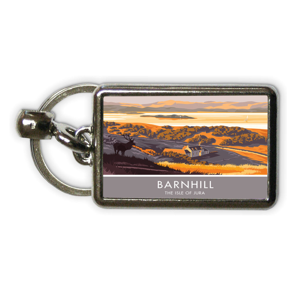 Barnhill, The Isle of Jura, Scotland Metal Keyring