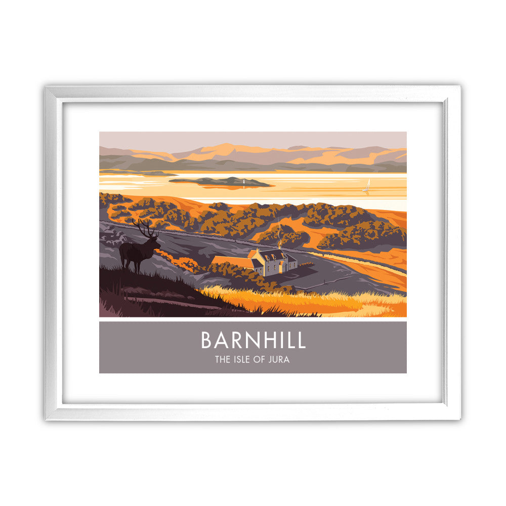 Barnhill, The Isle of Jura, Scotland 11x14 Framed Print (White)