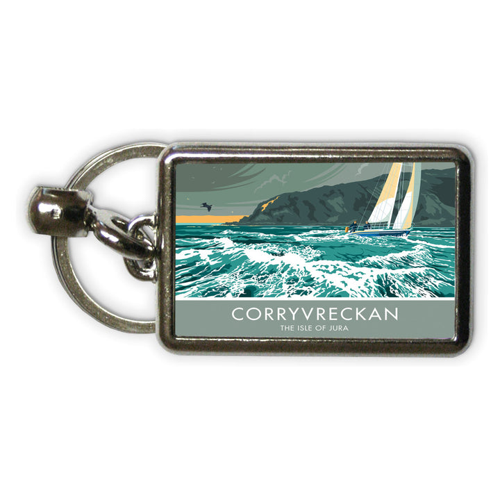 Corryvreckan, The Isle of Jura, Scotland Metal Keyring