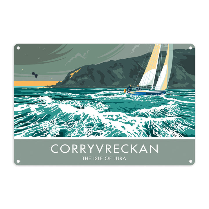Corryvreckan, The Isle of Jura, Scotland Metal Sign