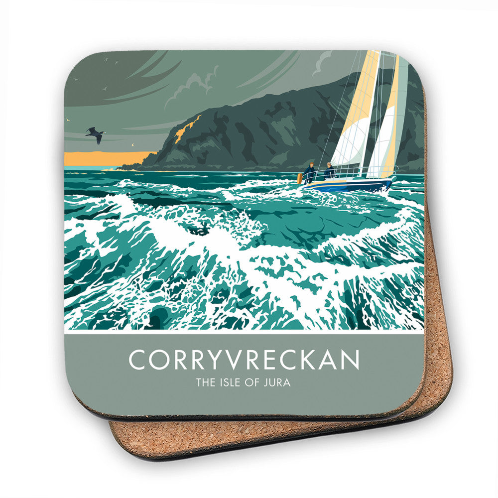 Corryvreckan, The Isle of Jura, Scotland MDF Coaster