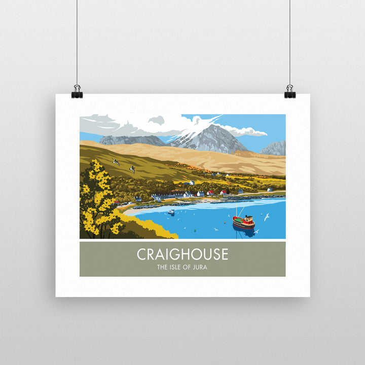 Craighouse, The Isle of Jura, Scotland 90x120cm Fine Art Print