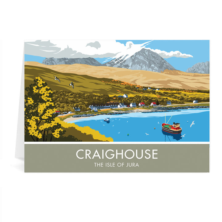Craighouse, The Isle of Jura, Scotland Greeting Card 7x5