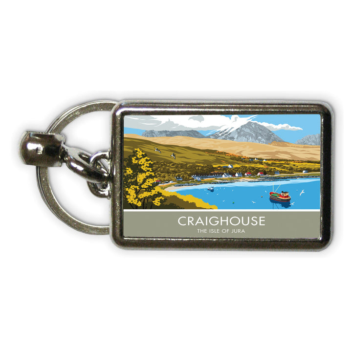 Craighouse, The Isle of Jura, Scotland Metal Keyring