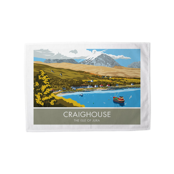 Craighouse, The Isle of Jura, Scotland Tea Towel