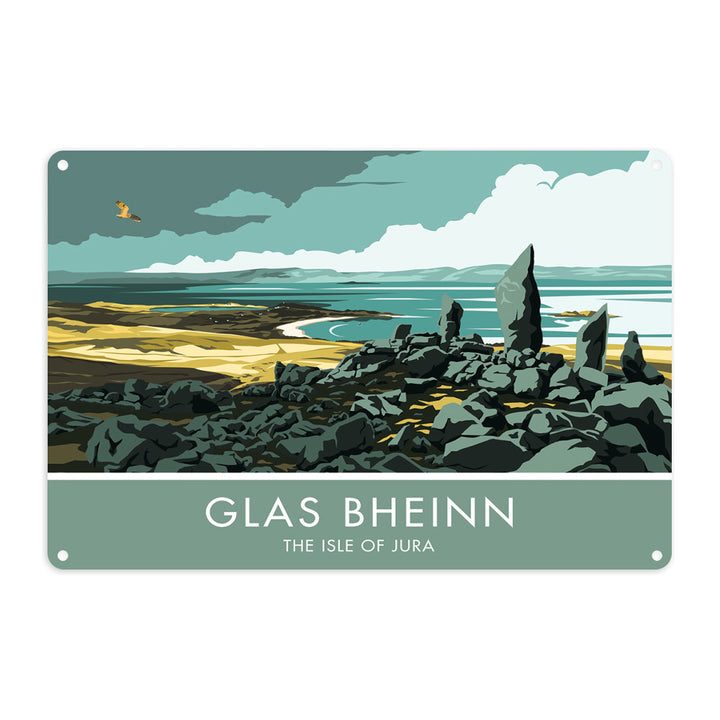 Glas Bheinn, The Isle of Jura, Scotland Metal Sign
